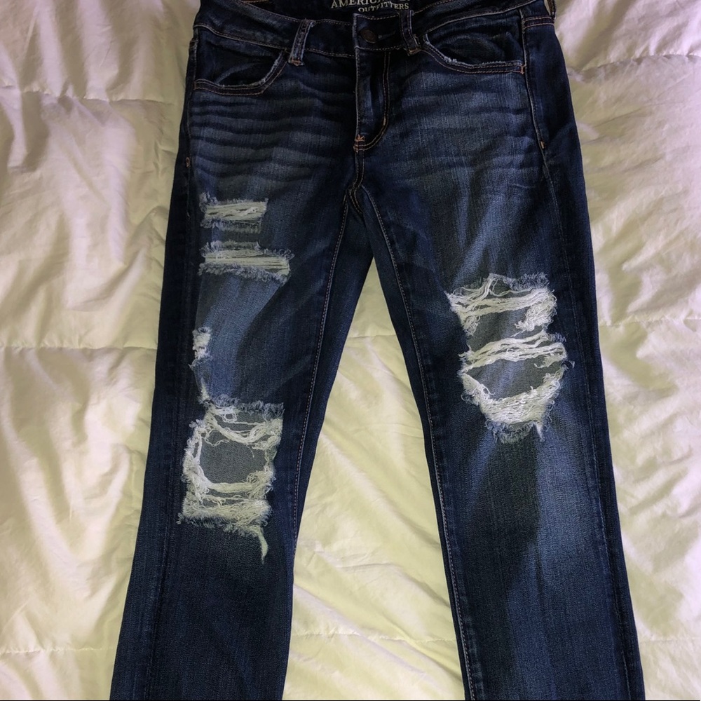 American Eagle Size 6 Women’s Ripped Skinny Jeans